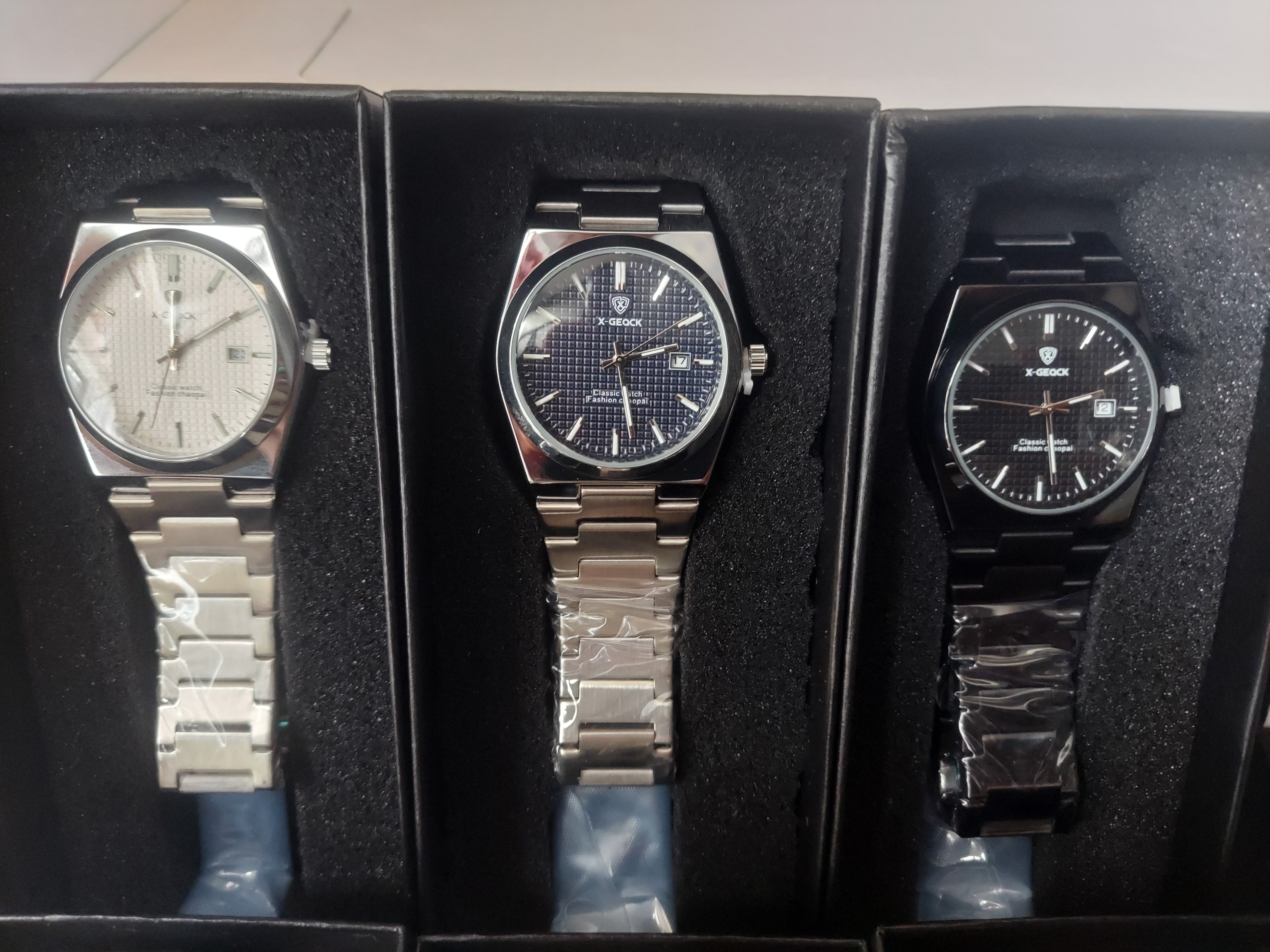 MONTRE X-GEOK EN ACIER INOXYDABLE