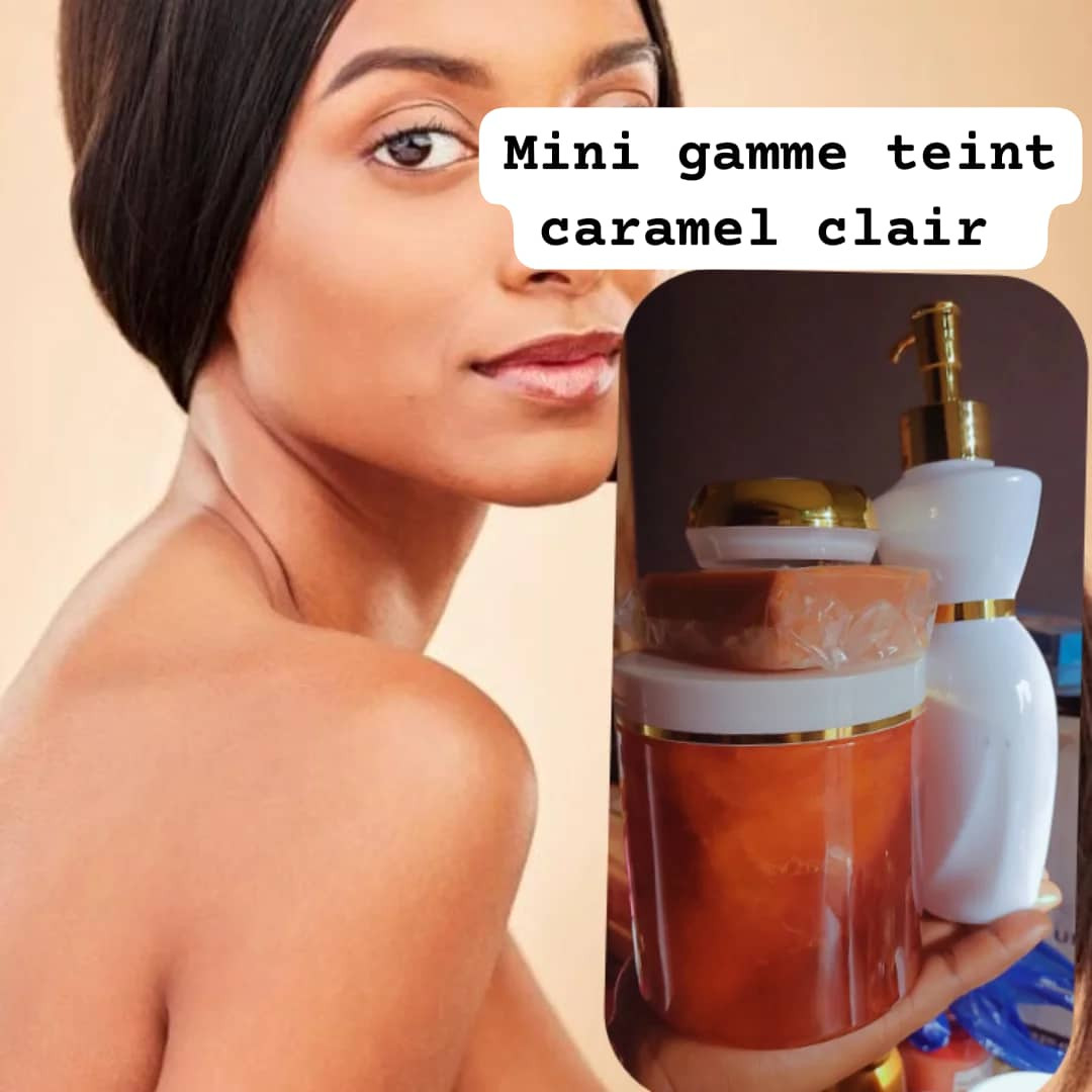 mini gamme teint caramel clair