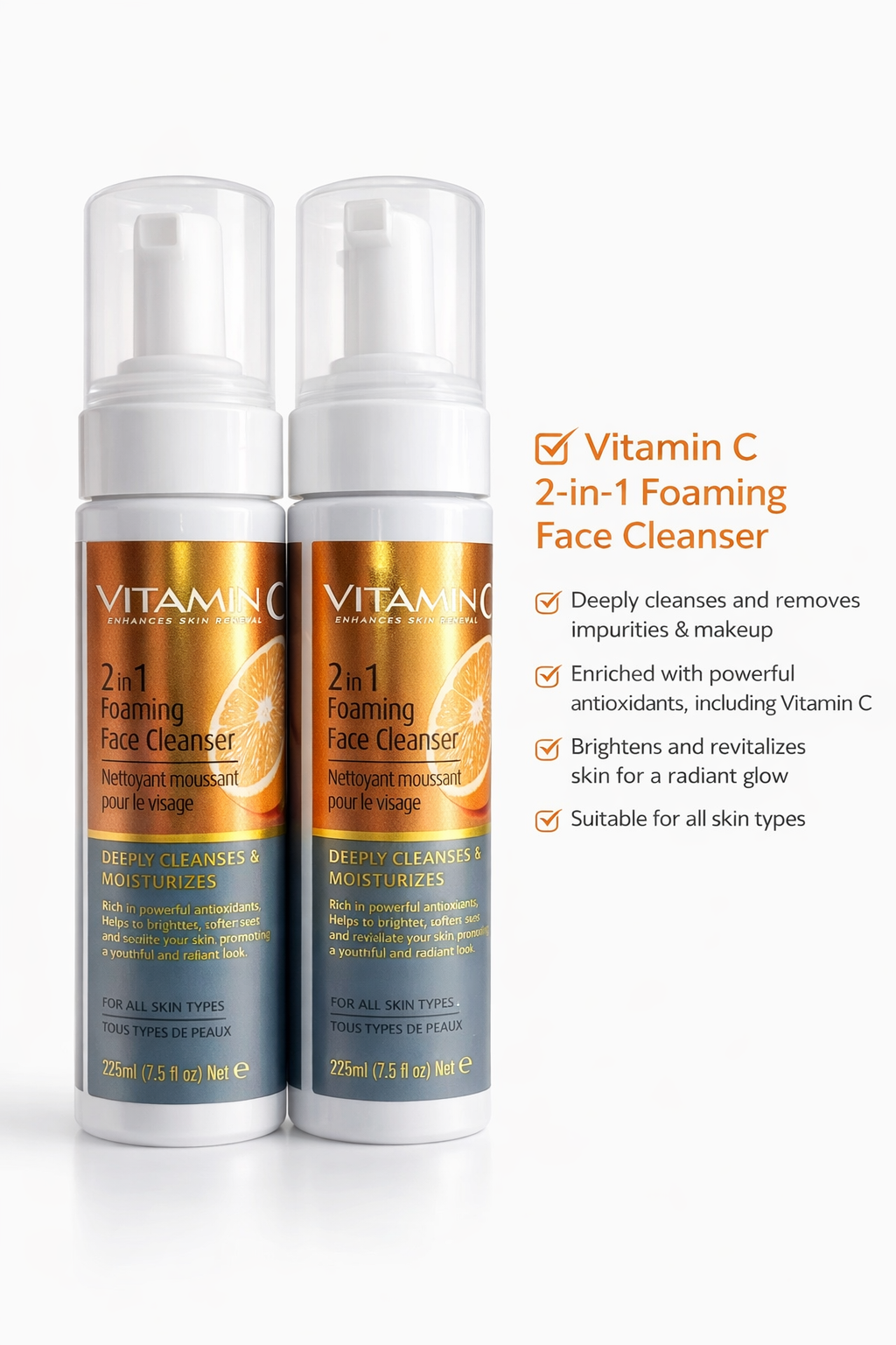 netoyant moussant visage