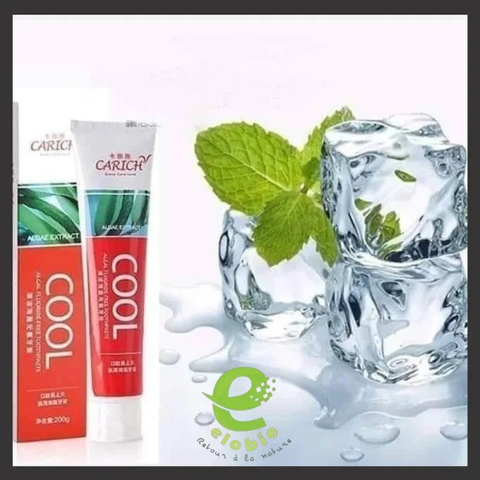 Dentifrice sans fluor aux extraits d'algue marine